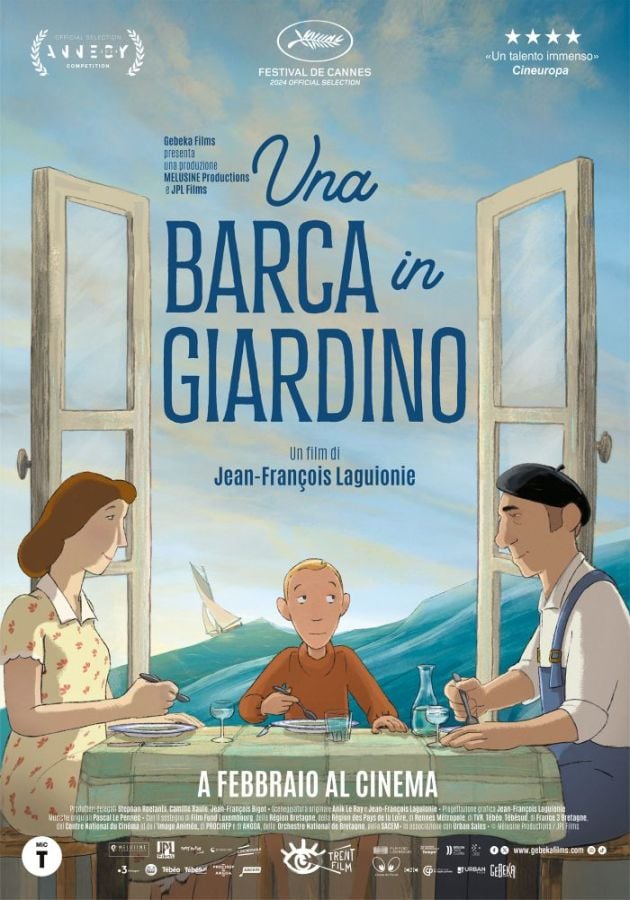UNA BARCA IN GIARDINO